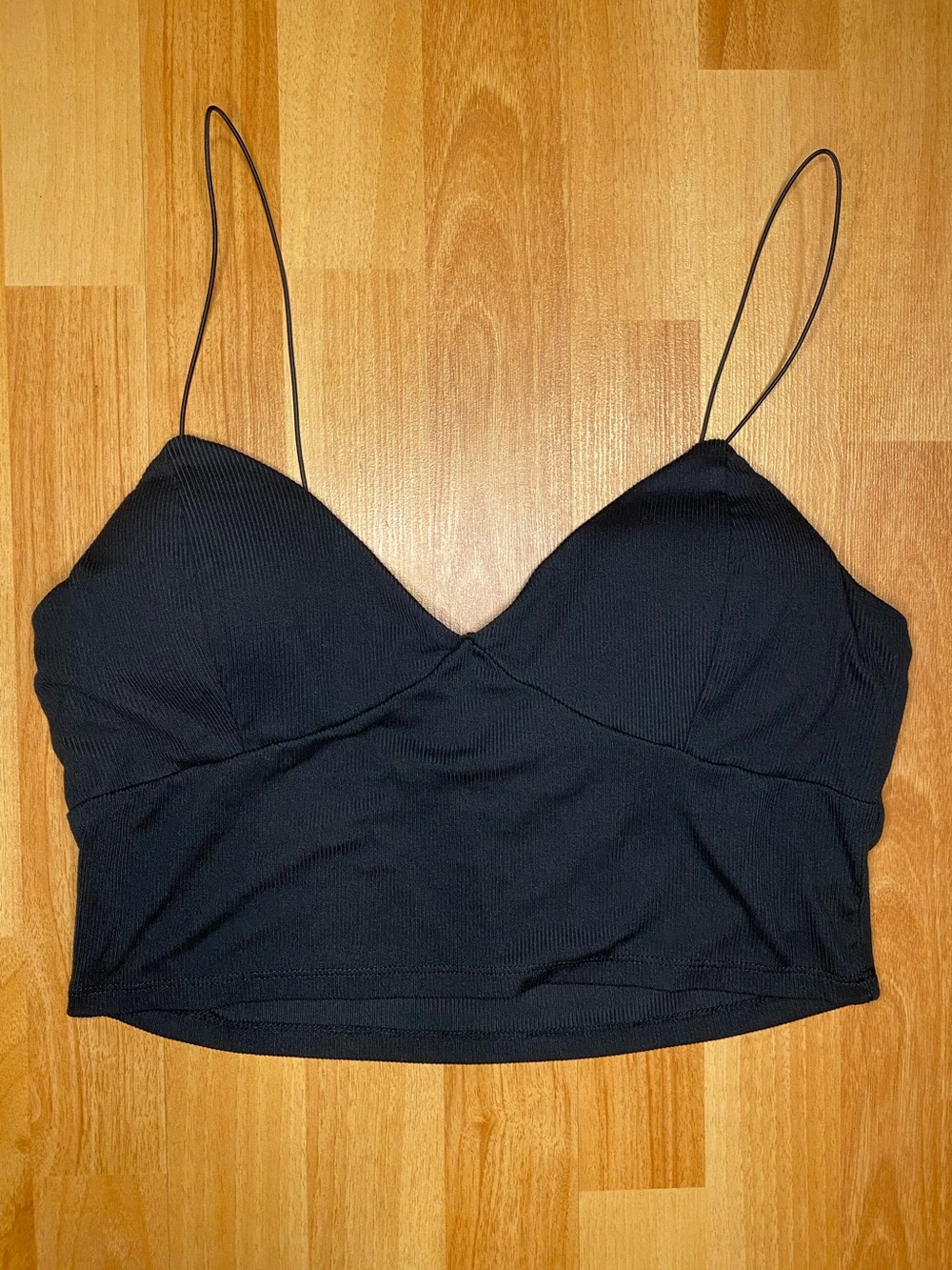 Forever 21 Black Cropped Cami